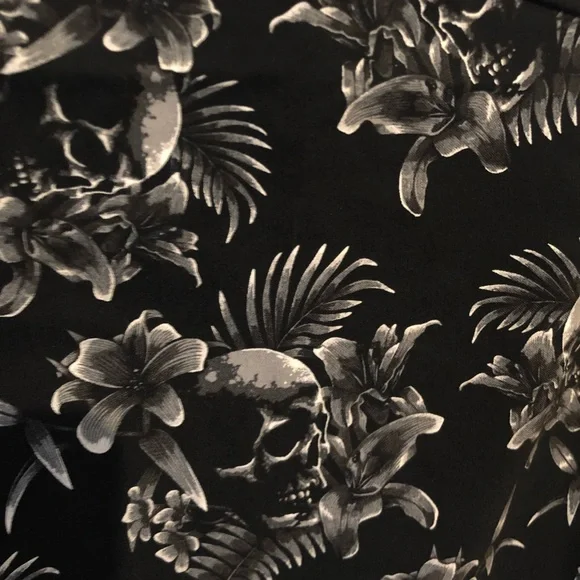 Killstar vintage style pencil dress with skulls sz 3X NWT - Picture 6 of 7